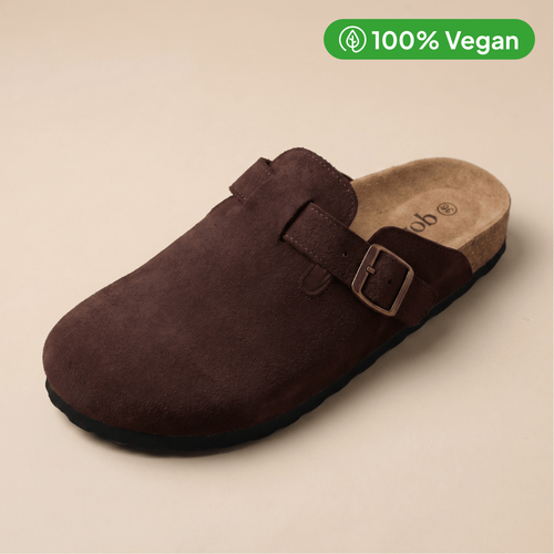 100% Vegan Suede Clogs by Qomfort
